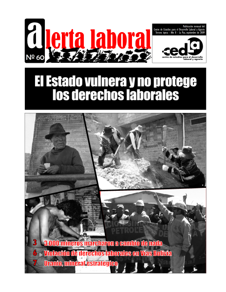 Alerta Laboral 60: El Estado vulnera y no protege los derechos laborales